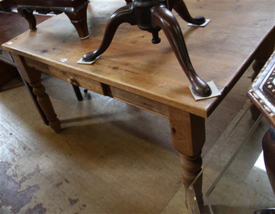 Modern pine kitchen table